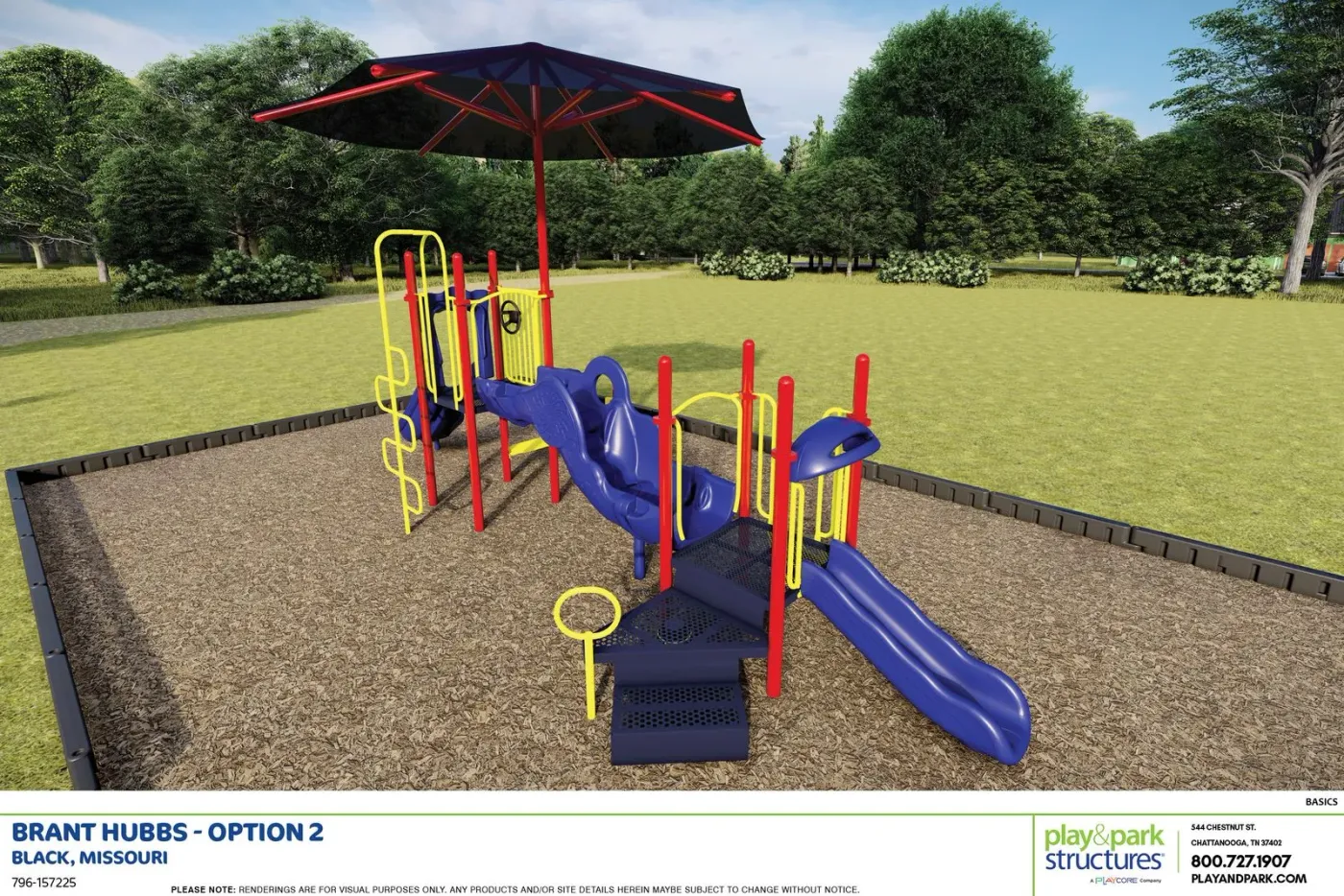 A Parkscape 3D playground design board